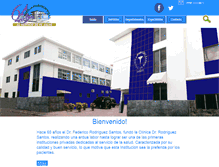 Tablet Screenshot of clinicarodriguezsantos.com